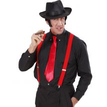 Cravate Rouge - Thème: Couleurs - Couleur: Rouge - Taille: Taille Unique