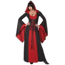 Déguisement Robe Maléfique À Capuche Femme - Thème: Magie Et Horreur - Couleur: Noir - Taille: L (42/44)