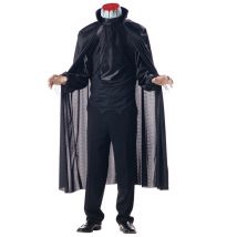 Déguisement Cavalier Sans Tête Luxe Homme - Thème: Magie Et Horreur - Couleur: Noir - Taille: L