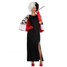Déguisement Dame Cruelle Femme - Thème: Déguisements Par Lettre - Couleur: Noir - Taille: M / L