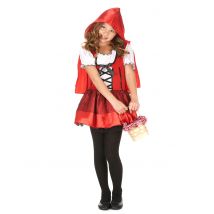 Déguisement Chaperon Rouge Fille - Thème: Héros Et Super Méchants - Couleur: Rouge - Taille: M 7-9 ans (120-130 cm)