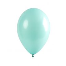 12 Ballons Menthe 28 Cm - Vert - Taille: Taille Unique