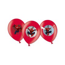 Ballons De Baudruche Spiderman - Thème: Super-héros - Couleur: Coloré - Taille: Taille Unique