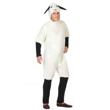 Déguisement Mouton Homme - Thème: Animaux Et Petites Bêtes - Couleur: Blanc - Taille: M / L