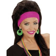 Boucles D'oreilles Verte Fluo Adulte - Thème: Fluo, Phospho Et Uv - Couleur: Vert - Taille: Taille Unique