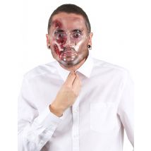 Masque Plaies Saignantes Adulte - Thème: Magie Et Horreur - Couleur: Rouge - Taille: Taille Unique