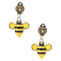 Boucles D'oreilles Abeille Adulte - Thème: Animaux Et Petites Bêtes - Couleur: Argenté / gris - Taille: Taille Unique