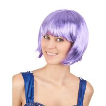Perruque Courte Mauve Femme - Thème: Carnaval - Couleur: Violet - Taille: Taille Unique