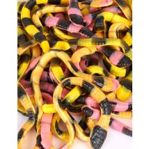 Sachet Bonbons Serpents Pit Le Python 2 Kg - Jaune - Taille: Taille Unique
