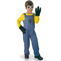 Déguisement Classique Minion Enfant - Thème: Déguisements Par Lettre - Couleur: Bleu - Taille: 5 à 6 ans (110 à 116 cm)