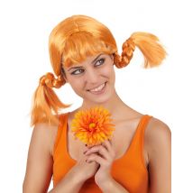 Perruque Couettes Rousse Femme - Thème: Bavarois - Couleur: Rousses - Taille: Taille Unique