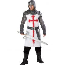 Déguisement Chevalier Croisé Pour Homme - Luxe - Thème: Déguisements Par Lettre - Couleur: Blanc - Taille: M
