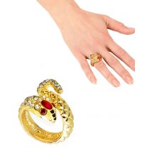 Bague Serpent Femme - Thème: Antiquité - Couleur: Argenté / gris - Taille: Taille Unique