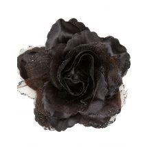 Rose Noire Pour Cheveux Femme - Thème: Couleurs - Couleur: Noir - Taille: Taille Unique