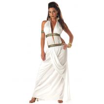 Déguisement Reine Spartiate Pour Femme - Thème: Déguisements Par Lettre - Couleur: Blanc - Taille: S (38/40)