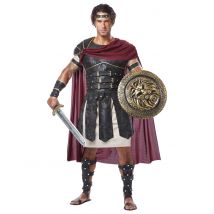 Déguisement Gladiateur Romain Pour Homme - Thème: Déguisements Par Lettre - Couleur: Coloré - Taille: L
