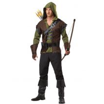 Déguisement Robin Des Bois Pour Homme - Thème: Déguisements Par Lettre - Couleur: Vert - Taille: S