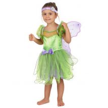 Déguisement Fée Verte Sequins Fille - Thème: Héros Et Super Méchants - Couleur: Vert - Taille: 5 - 6 ans (M)