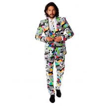 Costume Mr. Technicolor Homme Opposuits - Thème: Rétro - Couleur: Coloré - Taille: S / M (EU 48)
