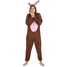 Déguisement Lapin Homme - Thème: Déguisements Par Lettre - Couleur: Marron - Taille: Taille Unique