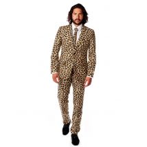 Costume Mr. Jaguar Homme Opposuits - Thème: Animaux Et Petites Bêtes - Couleur: Marron - Taille: M (EU 50)