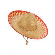Chapeau Mexicain Adulte - Thème: Carnaval - Couleur: Rose - Taille: Taille Unique