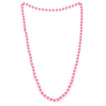 Collier perles rose adulte