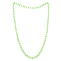 Collier Perles Vertes Adulte - Thème: Couleurs - Couleur: Vert - Taille: Taille Unique