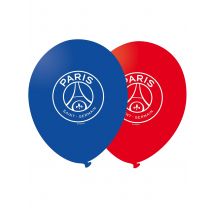 11 Ballons Imprimés Psg - Thème: Nationalité Et Supporters - Couleur: Bleu - Taille: Taille Unique