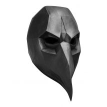 Masque Corbeau Low Poly - Thème: Ghoulish - Couleur: Noir - Taille: Taille Unique