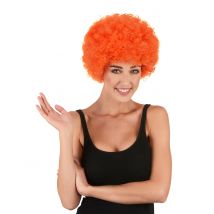 Perruque Clown Orange Standard Adulte - Thème: Clowns, Cirque - Couleur: Coloré - Taille: Taille Unique