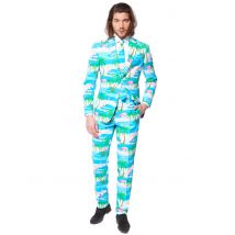 Costume Mr. Flamingo Homme Opposuits - Thème: Déguisements Par Lettre - Couleur: Coloré - Taille: L (EU 54)