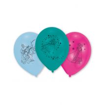 10 Ballons Latex La Reine Des Neiges - Thème: Anniversaire - Couleur: Coloré - Taille: Taille Unique