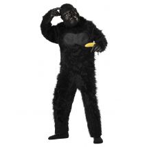 Déguisement Gorille Enfant - Thème: Animaux Et Petites Bêtes - Couleur: Noir - Taille: M 8 - 10 ans (140 cm)