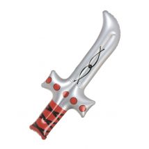 Sabre Ninja Gonflable - Thème: Carnaval - Couleur: Rouge - Taille: Taille Unique