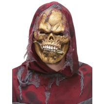 Masque Latex Squelette Mangeur De Reptiles Adulte - Thème: Les Plus Effrayants - Couleur: Jaune - Taille: Taille Unique
