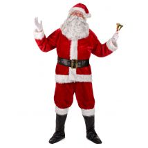 Déguisement Complet Père Noël Luxe Adulte - Thème: Père Noël - Couleur: Rouge - Taille: XL