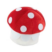 Chapeau Champignon Adulte - Thème: Carnaval - Couleur: Rouge - Taille: Taille Unique