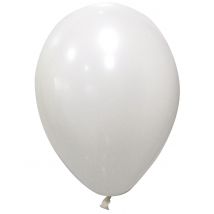 50 Ballons Blancs 30 Cm - Thème: Couleurs - Couleur: Blanc - Taille: Taille Unique