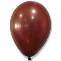 50 Ballons Marron Métallisés 30 Cm - Thème: Couleurs - Couleur: Marron - Taille: Taille Unique