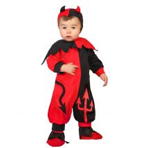 Déguisement Bébé Diablotin Garçon - Thème: Déguisements Par Lettre - Couleur: Coloré - Taille: 1 à 2 ans