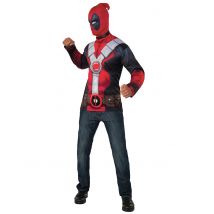 T-Shirt avec cagoule Deadpool adulte