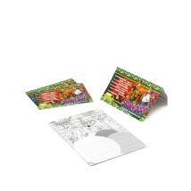 4 Cartons d'invitation Scooby doo
