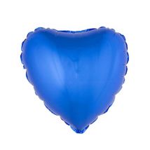Ballon Aluminium Coeur Bleu 45 Cm - Thème: Suomi - Couleur: Bleu - Taille: Taille Unique
