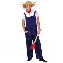 Déguisement Combinaison Bleue Adulte - Thème: Uniforme - Couleur: Bleu - Taille: XL