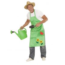 Blouse De Jardinier Adulte - Thème: Humour - Couleur: Vert - Taille: Taille Unique