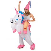 Déguisement Licorne Gonflable Adulte - Thème: Gonflables - Couleur: Coloré - Taille: Taille Unique
