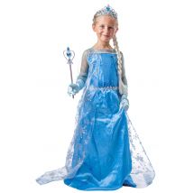 Kit Accessoires Princesse Des Glaces Enfant - Thème: Héros Et Super Méchants - Couleur: Bleu - Taille: Taille Unique