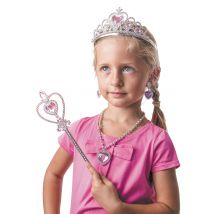 Kit Accessoires Princesse Des Rêves Fille - Thème: Princesses - Couleur: Rose - Taille: Taille Unique