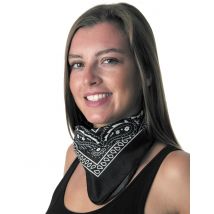 Bandana Noir Adulte - Thème: Western - Couleur: Noir - Taille: Taille Unique